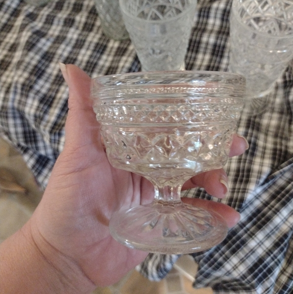 3/20 Anchor Hocking Wexford Dessert Glass Cup - Picture 4 of 5